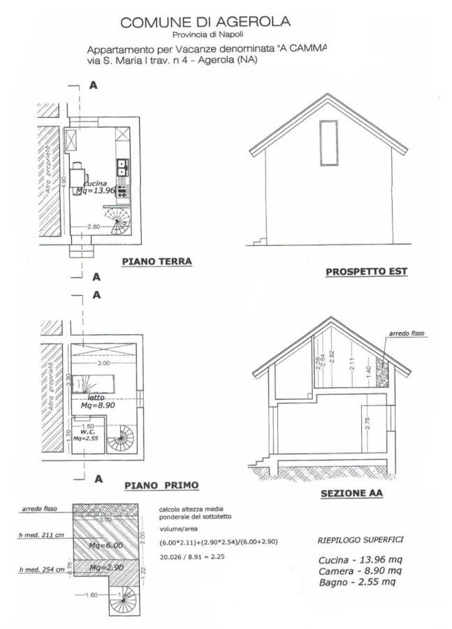 A Cammarella Holiday House Pianillo Exterior photo